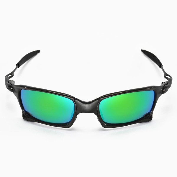 Walleva Emerald Polarized Replacement Lenses for Oakley X Squared